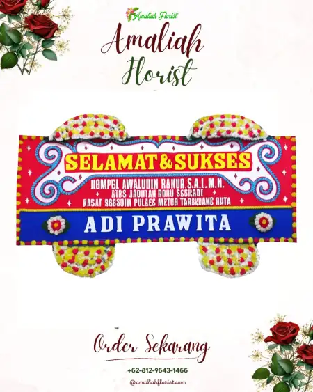 Papan Bunga Ucapan Selamat Padang Limau Sundai